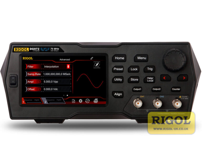 Rigol DG972 70MHz Function / Arbitrary Waveform Generator