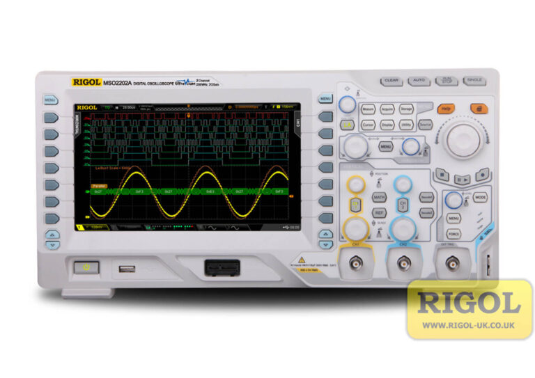Rigol MSO2202A-S 200MHz Mixed Signal Oscilloscope & Signal Generator