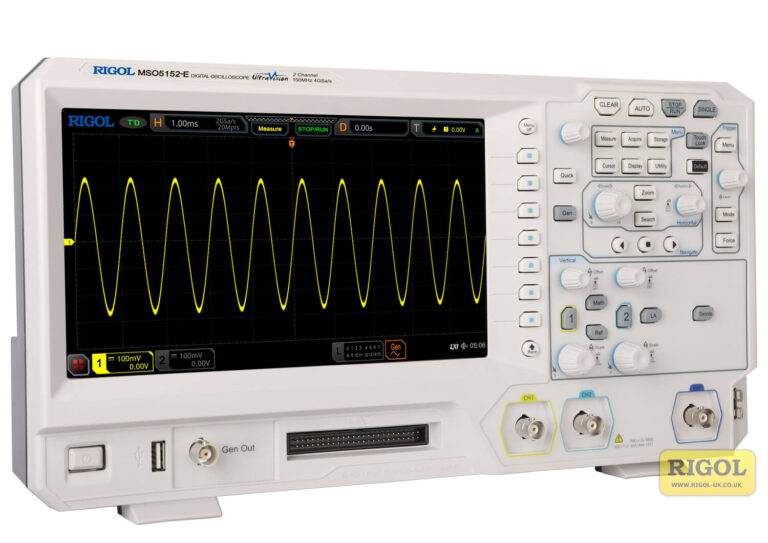 Rigol MSO5152-E 150MHz, 2Ch, 4GSa/s Digital Oscilloscope