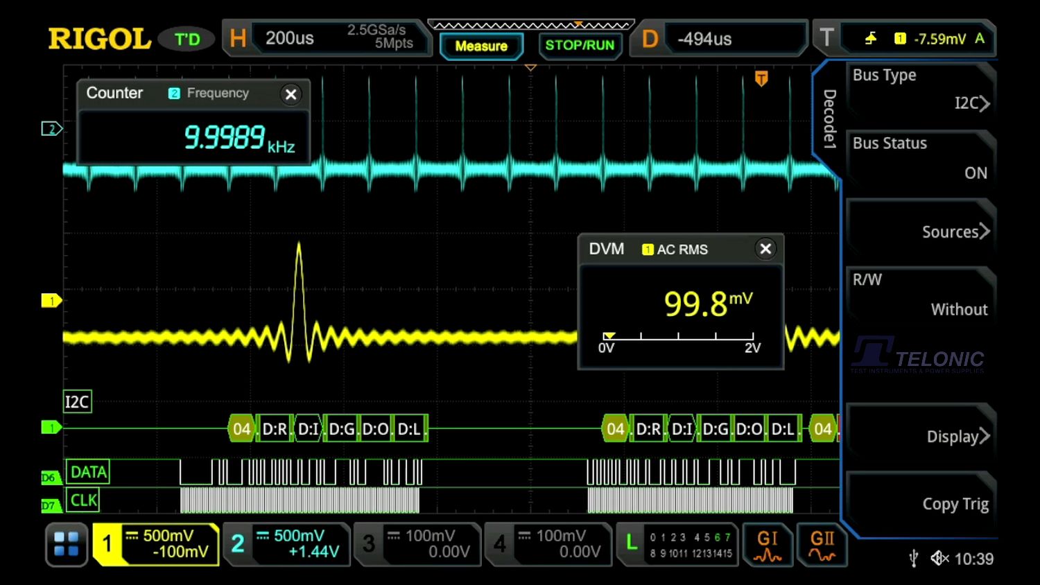 Rigol MSO8000 AWG Licence