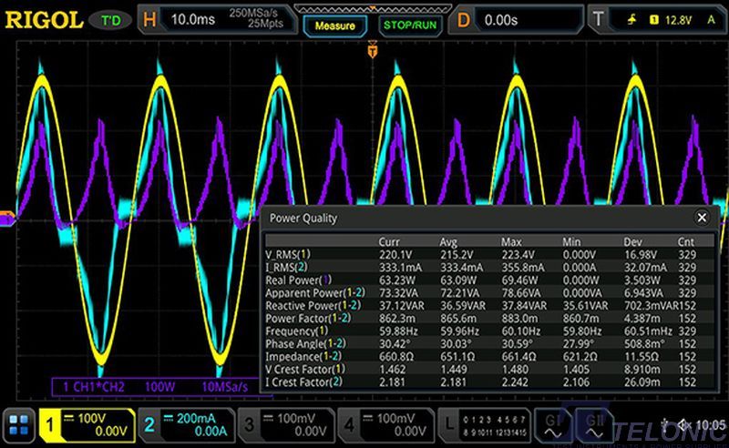 Rigol MSO8000 PWR Power Analysis