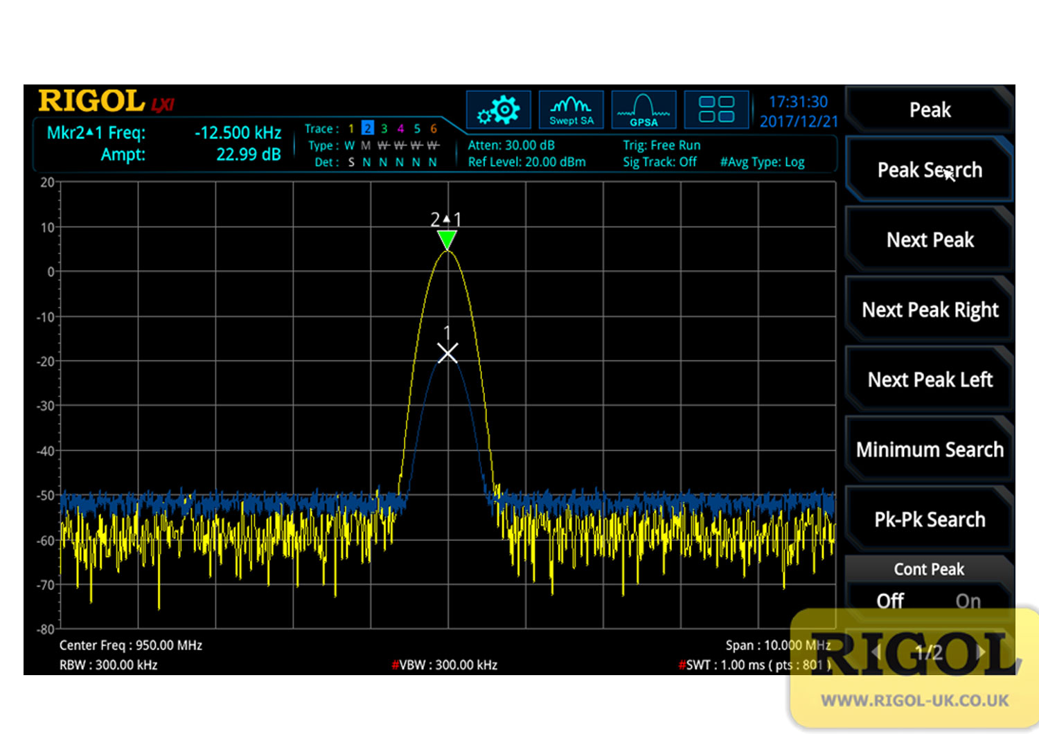 Rigol RSA5000-PA Preamplifier Licence