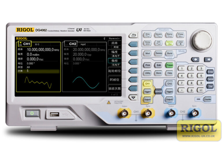 Rigol DG4062 60MHz Function / Arbitrary Waveform Generator