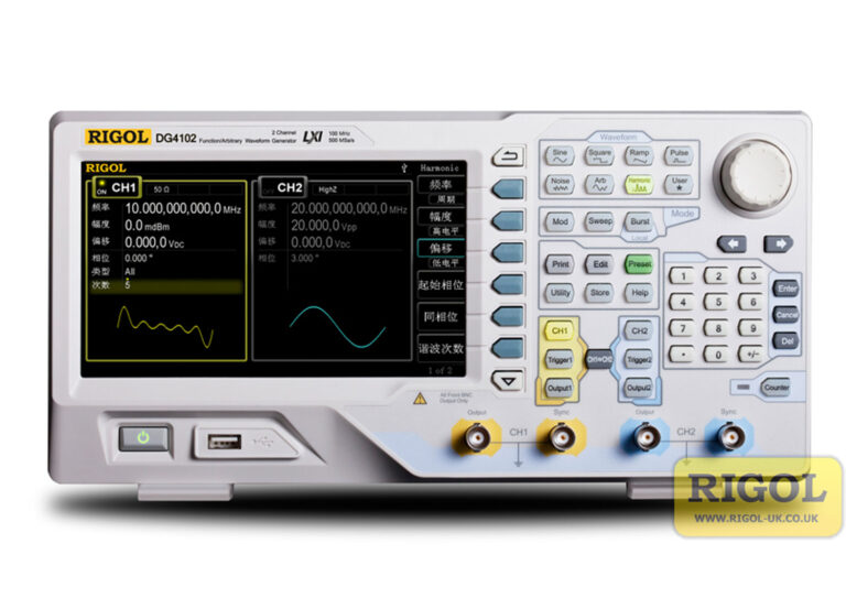 Rigol DG4102 100MHz Function / Arbitrary Waveform Generator