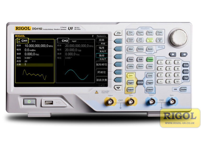 Rigol DG4162 160MHz Function / Arbitrary Waveform Generator