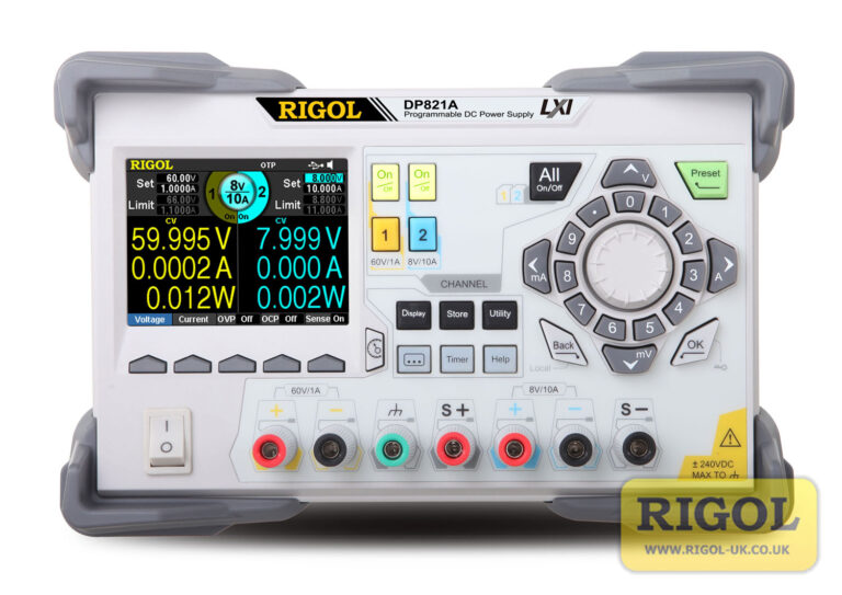 Rigol DP821A Bench Linear DC Power Supply (60V/1A & 8V/10A)
