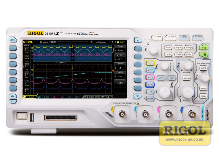 Rigol DS1074Z-S Plus 70MHz Digital Oscilloscope & Signal Generator - MSO Ready