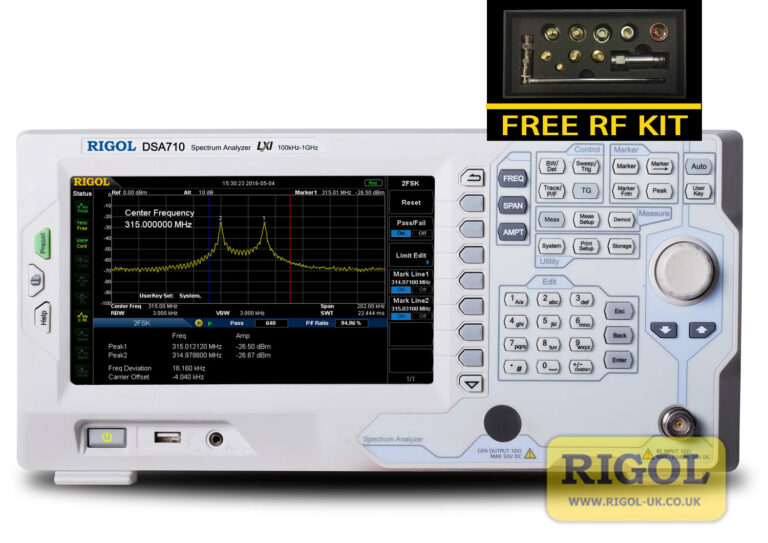 Rigol DSA710 1GHz Spectrum Analyser
