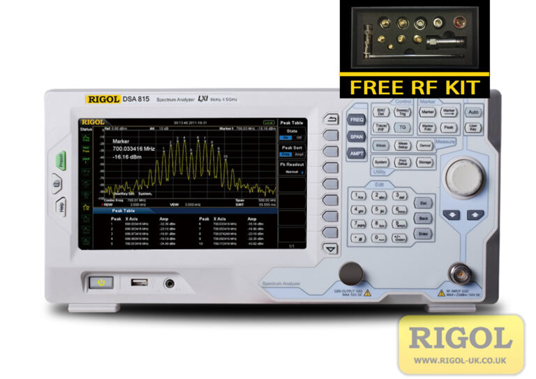 Rigol DSA815 1.5GHz Spectrum Analyser