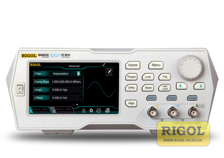 Rigol DG832 35MHz Dual-Channel Function / Arbitrary Waveform Generator