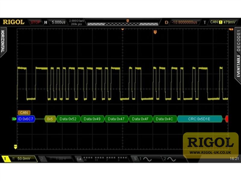 Rigol CAN-DS2000 CAN-Bus Analysis Licence