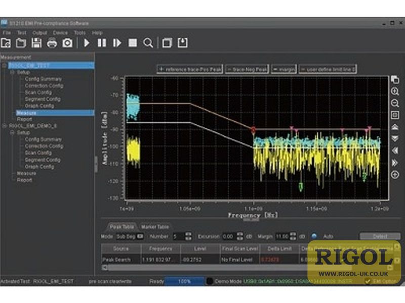 Rigol S1210 EMI Pre-Compliance Test PC Software Licence