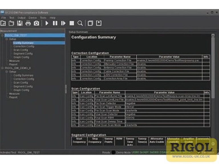 Rigol S1210 EMI Pre-Compliance Test PC Software Licence
