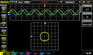 X Y Display Mode On Scopes Additional Features With Rigol Ds1000z