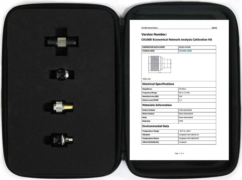 Rigol CK106E Vector Network Analysis Calibration Kit