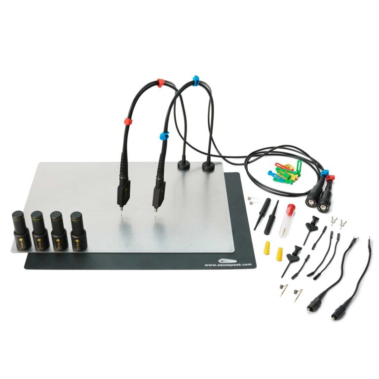 6016 Sensepeek PCBite kit with 2x SQ200 200 MHz handsfree oscilloscope probes
