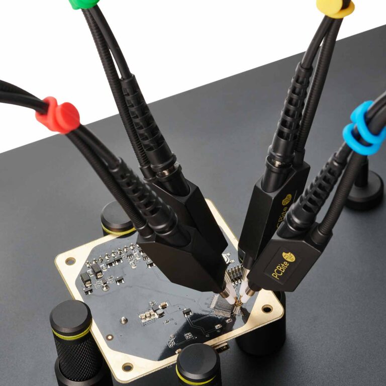 6016 Sensepeek PCBite kit with 2x SQ200 200 MHz handsfree oscilloscope probes