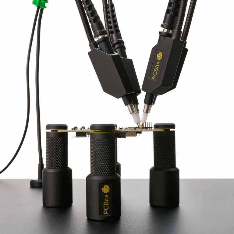 6016 Sensepeek PCBite kit with 2x SQ200 200 MHz handsfree oscilloscope probes