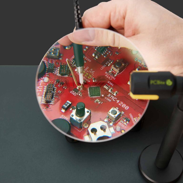 6025 Sensepeek PCBite kit with 2x SQ350 350 MHz handsfree oscilloscope probes