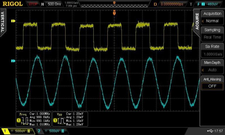 Low Noise floor with wide vertical range