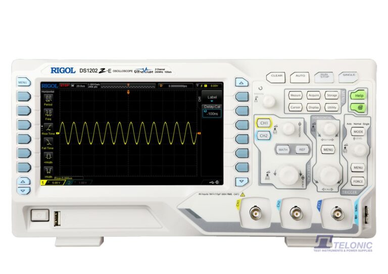 Rigol DS1202Z-E 2CH, 200MHz, 1GSa/s, 24Mpts Digital Oscilloscope