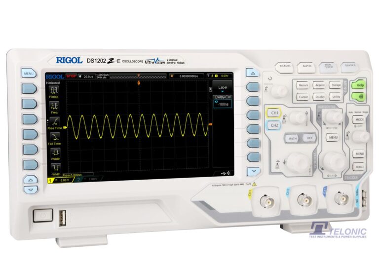 Rigol DS1202Z-E 2CH, 200MHz, 1GSa/s, 24Mpts Digital Oscilloscope