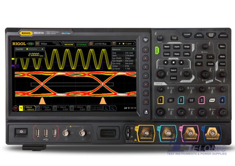 Rigol MSO8074A 4CH, 750MHz, 10GSa/s Mixed Signal Oscilloscope