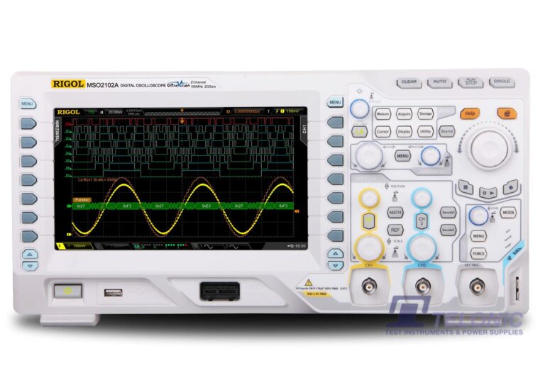 Rigol MSO2102A-S 2CH, 100MHz, 2GSa/s Mixed Signal Oscilloscope & Signal Generator