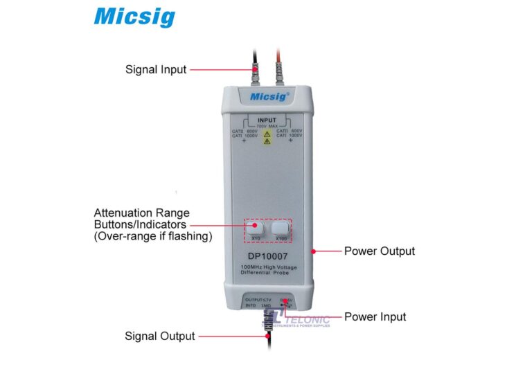 Micsig DP10007 ±70V 10X ±700 100X Differential Probe