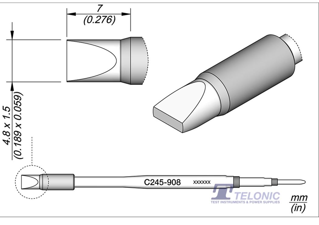 JBC C245908 Chisel Cartridge