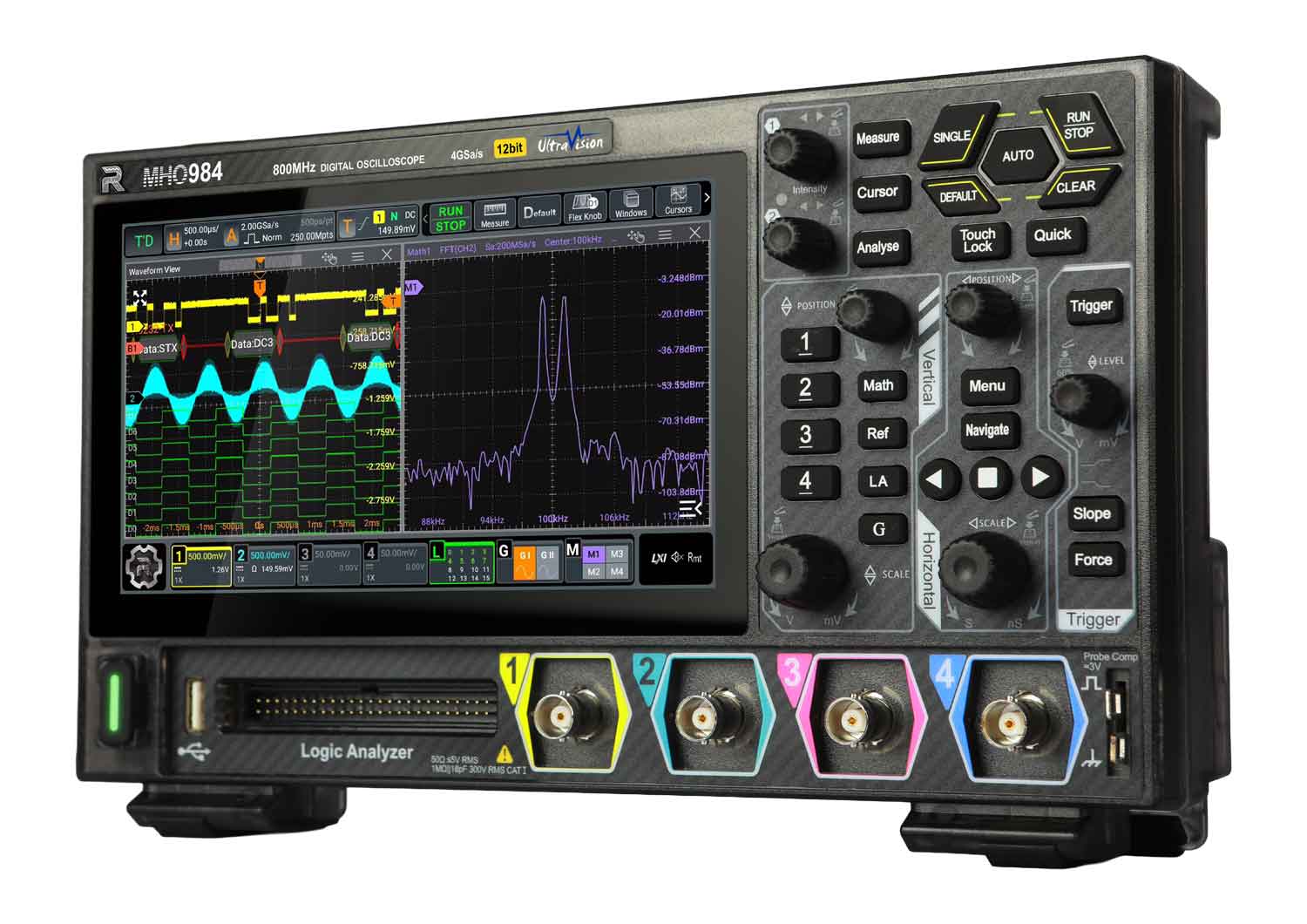 Rigol MHO984 4CH, 12Bit, 800MHz, 4GSa/s Digital Oscilloscope