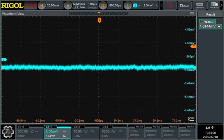 Low Ripple Noise: <350uVrms / 2mVpp Low Ripple Noise: <350uVrms / 2mVpp