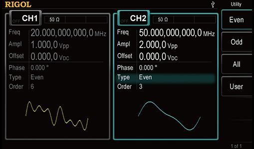 Up To 16th Harmonic Output Function Up To 16th Harmonic Output Function