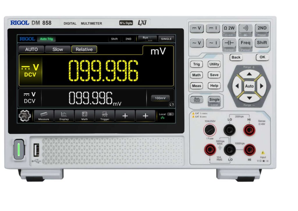 rigol858 bench multimeter front telonic uk