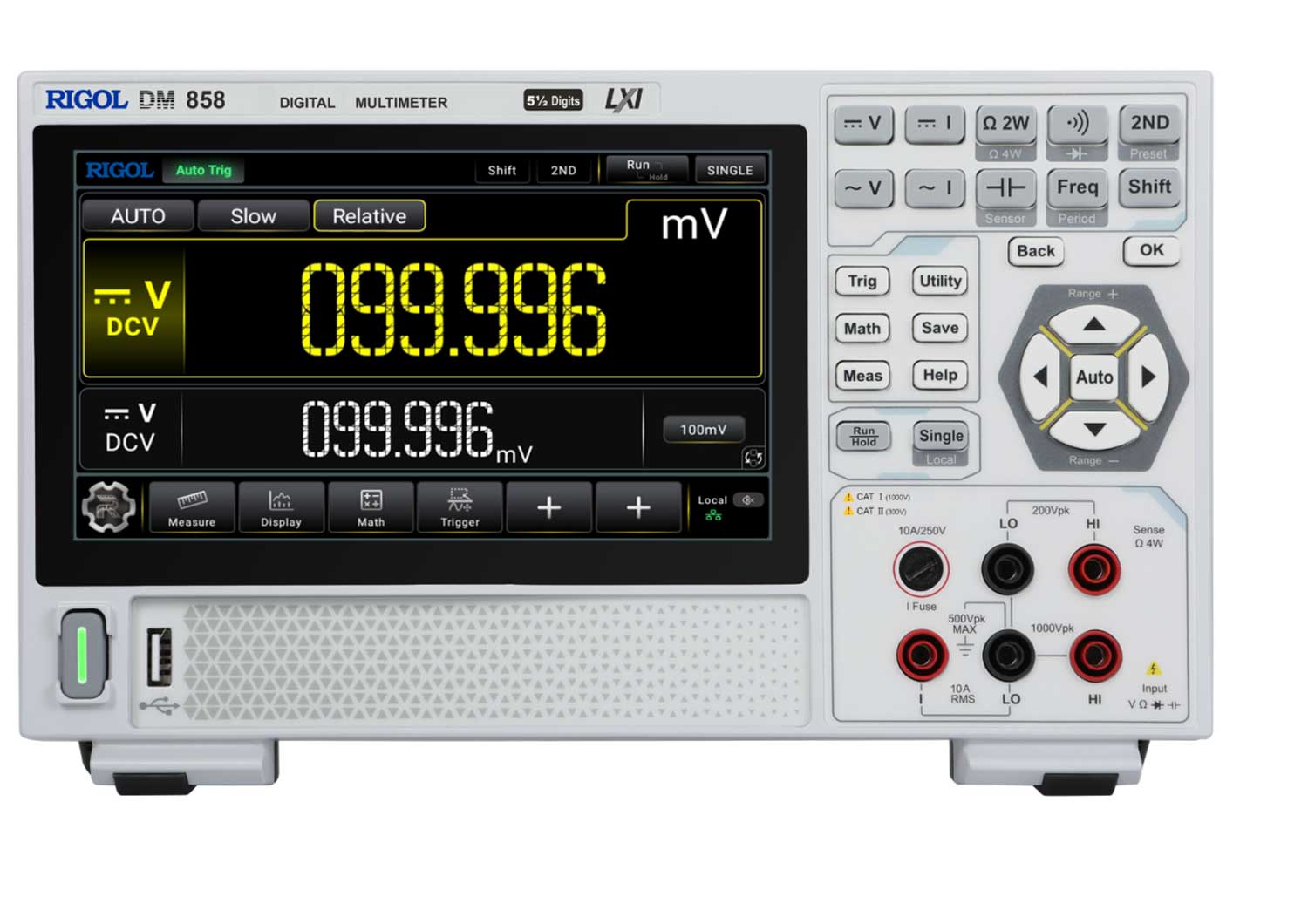 rigol858 bench multimeter front telonic uk