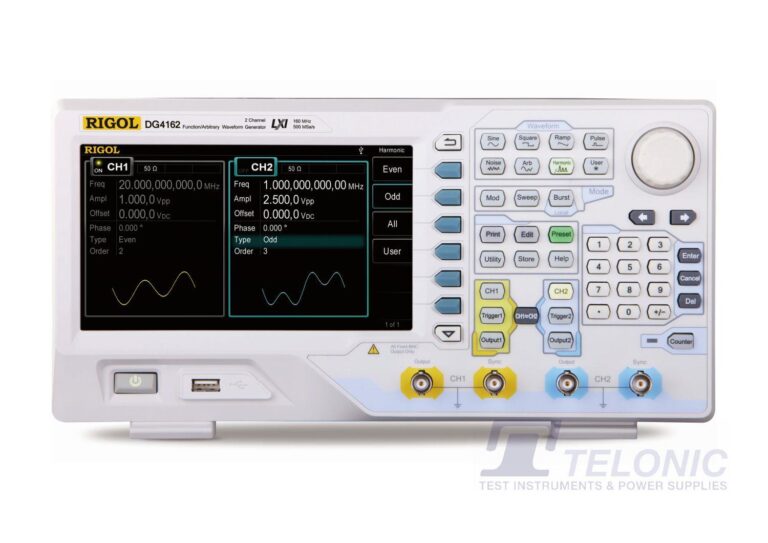 Image of Rigol dg4162 waveform generator front