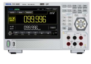Image of Dm858e digital multimeter front telonic uk