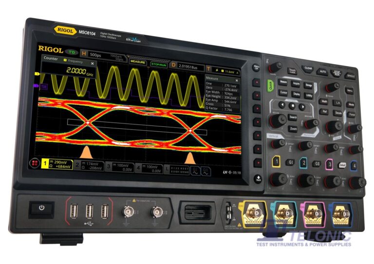 Rigol MSO8064 4CH, 600MHz, 10GSa/s Mixed Signal Oscilloscope