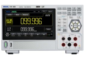 Image of Rigol858 bench multimeter front telonic uk