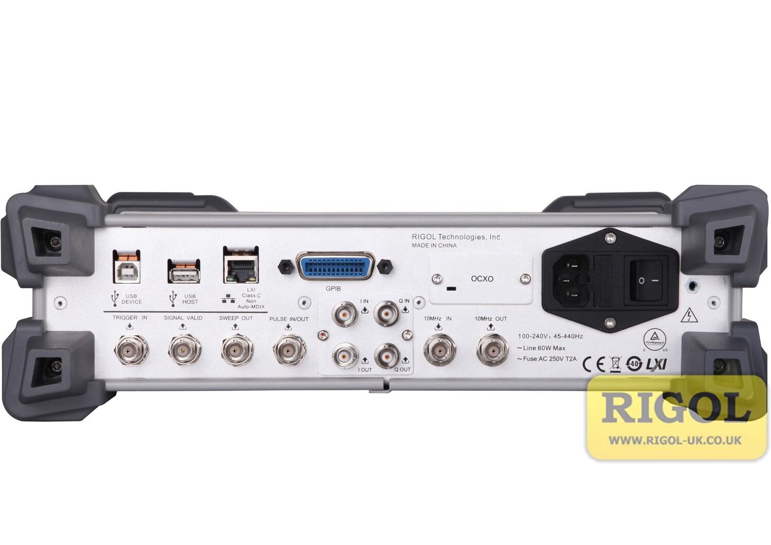 Image of Rigol dsg3000 signal generator rear